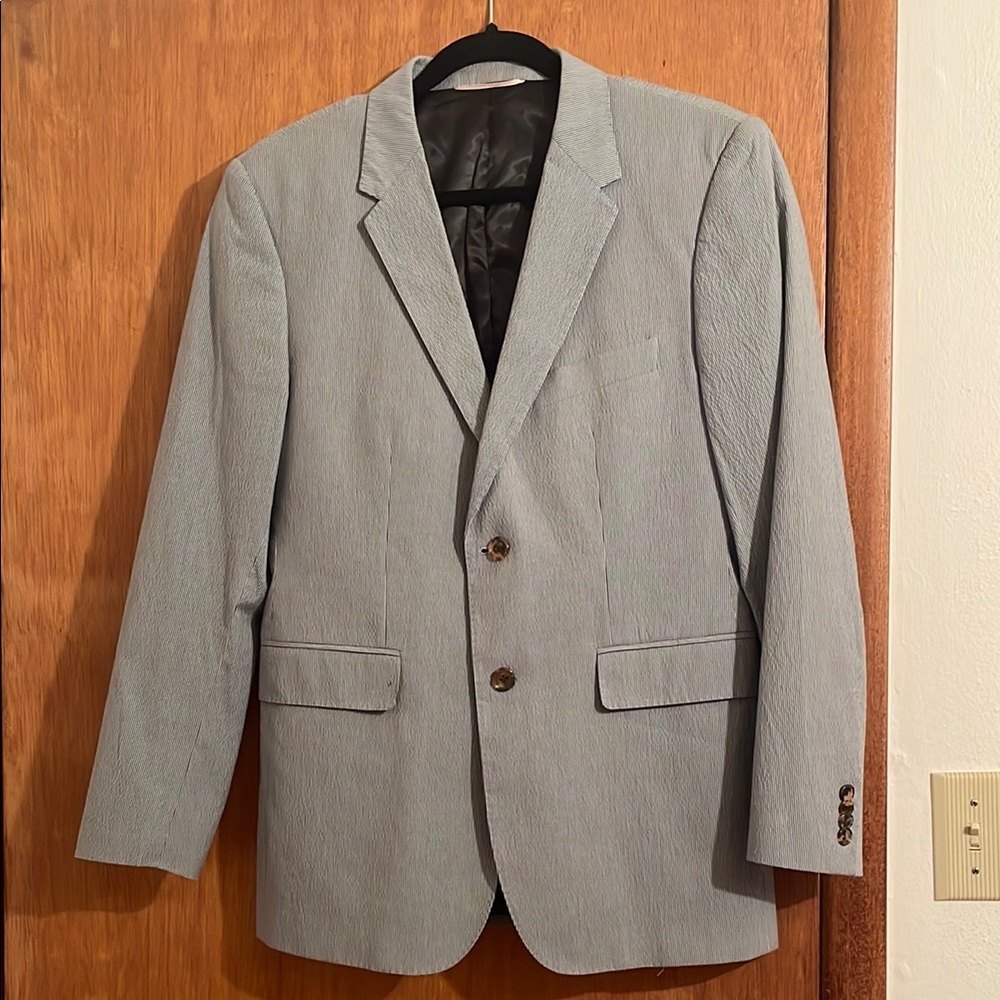 Shipley & Halmos Gray Sport Coat with Notch Lapels size 38